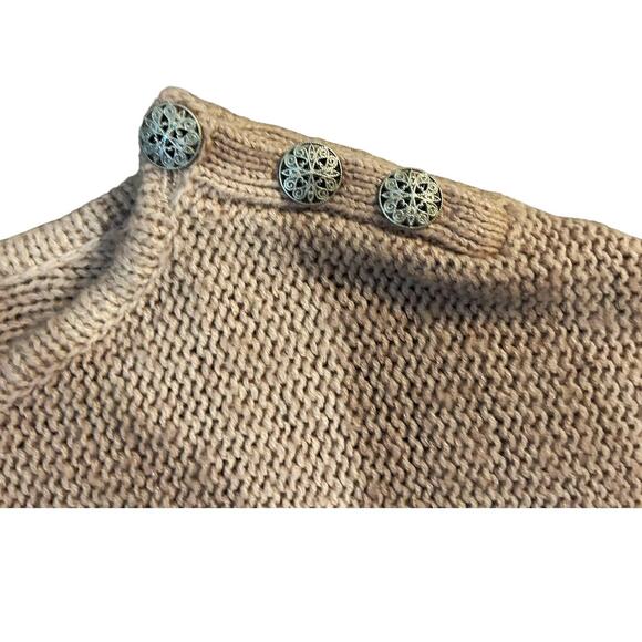 Jennifer Lopez Mauve Short Sleeve Cropped Sweater Womens Size M - Picture 2 of 6